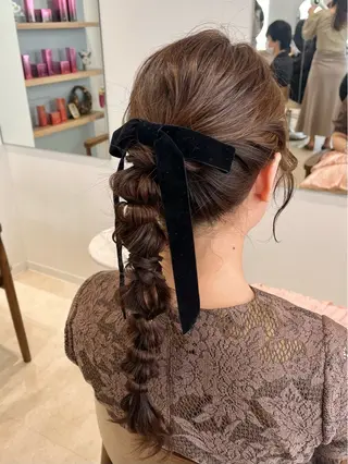 ロング ヘアアレンジ ユウキ .のヘアスタイル