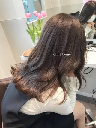 セミロング カラー 大人可愛いHair ❤︎Ayakoのヘアスタイル