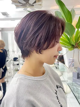 ショート カラー ヘアアレンジ HEADS  ex所属・HEADS ex市川 ママ美容師ARISAのヘアスタイル