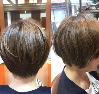 ショート ✂︎ショート、ボブ、 レイヤー🩵YUMIのヘアスタイル