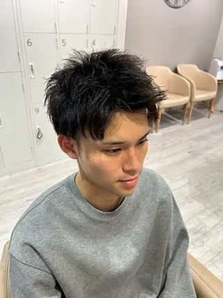 ショート メンズ Akane🤎 ash本八幡のヘアスタイル