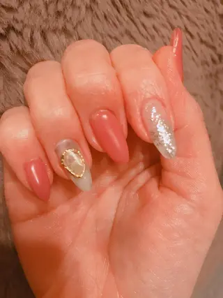 ロング shandy nailのネイルデザイン