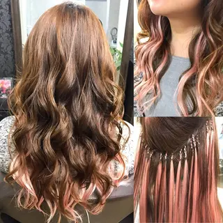 セミロング カラー ヘアアレンジ 池田 景子のヘアスタイル