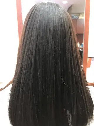 ロング パーマ 桧山 真のヘアスタイル