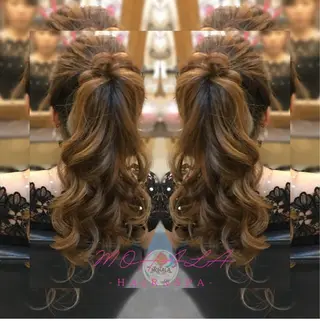 ミディアム ヘアアレンジ Yamauchi natsumiのヘアスタイル