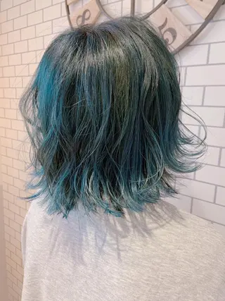 ミディアム カラー ヘアアレンジ 韓国hair🦋 Nanaのヘアスタイル