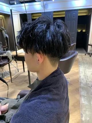 ショート パーマ トクシ ーのヘアスタイル