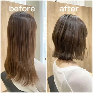 ミディアム カラー 🐾肩上スタイル 【peg🐾あかね】のヘアスタイル