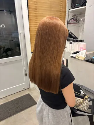 ロング カラー 熊取谷 茉那のヘアスタイル