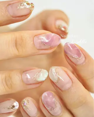 ショート パーマ ネイル Nail salon Lieblleのネイルデザイン