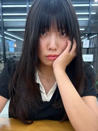 ロング くろかわ まいのヘアスタイル