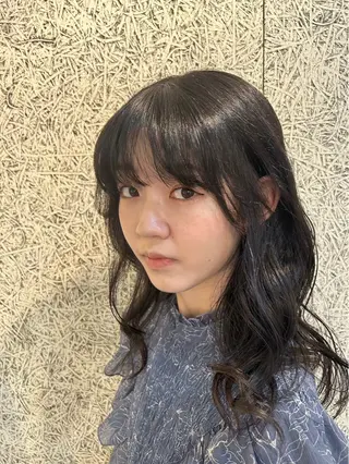 ミディアム カラー 無料パーマモデル/ 🌟ひまり🌟のヘアスタイル