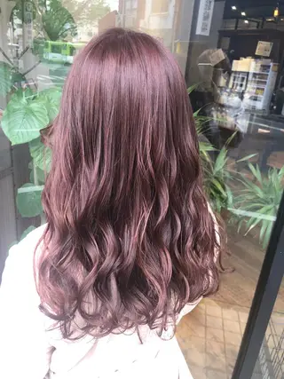 ロング カラー あらい なつみのヘアスタイル