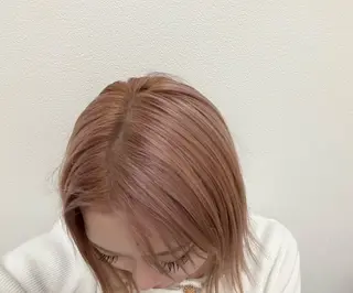 ショート ｢韓国風カラー ｣サナのヘアスタイル