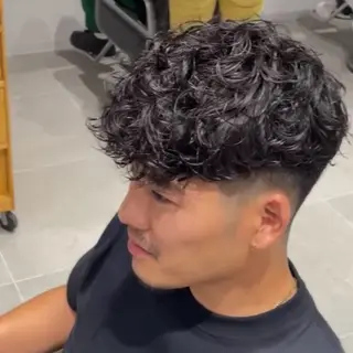 メンズ メンズ専門/パーマ 特化/栄/北出瑞貴のヘアスタイル