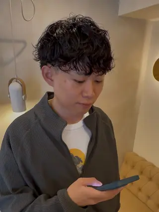 ショート パーマ ツイスパ/波巻き 鈴木教介👯‍♀️のヘアスタイル