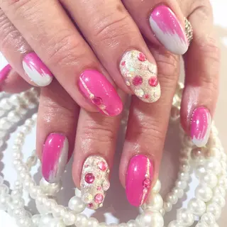 ネイル 💗🪽Tiary Nail🪽💗のネイルデザイン