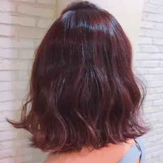 ミディアム カラー HAUS 片山みほのヘアスタイル