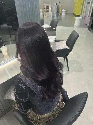 ロング カラー ozaki renaのヘアスタイル