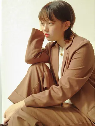 ショート カラー 髪質改善/ブリーチ 田代 龍我のヘアスタイル