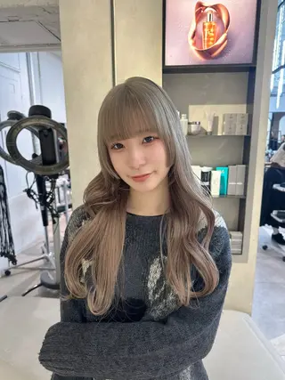 カラー ハイトーン特化 pepe🎀のヘアスタイル