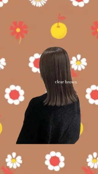 カラー ブリーチ/透明感/ アレンジ/🍒ゆなのヘアスタイル