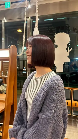 カラー SASAnagano 堀内未梨のヘアスタイル