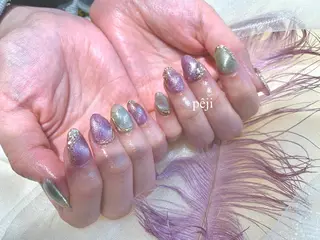 セミロング m kaori𓃟のネイルデザイン