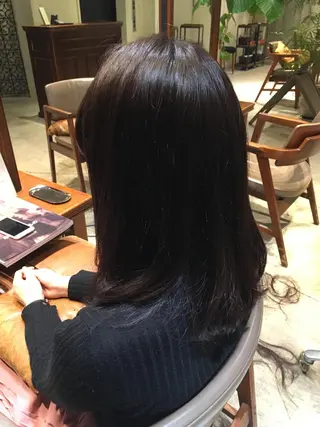 セミロング カラー ツヤ美髪💐 髪質改善/高山愛来のヘアスタイル