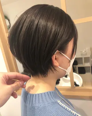 ショート カラー パーマ ヘアアレンジ 【ツヤ髪美容師】 ツダケイスケのヘアスタイル