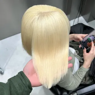 ミディアム カラー ✨髪質改善艶カラー✨ リュウトのヘアスタイル