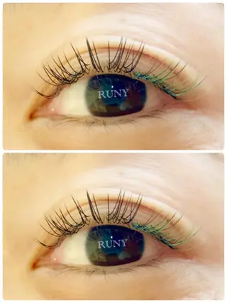 マツエク・マツパ eyelash  RUNY所属・eyelist manaのマツエク・マツパデザイン