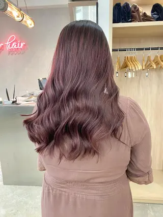 ロング カラー ヘアアレンジ 小顔カット/艶 カラー特化♡MIHOのヘアスタイル