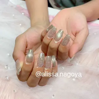 ネイル Jr.ネイリスト🤍 【Alissa】新栄のネイルデザイン