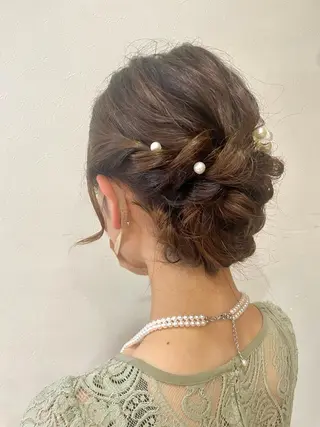 ロング ヘアアレンジ Freez オオヤブ カホのヘアスタイル