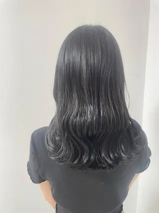 ロング コトミ【メンズ】 【曲がる縮毛矯正】のヘアスタイル