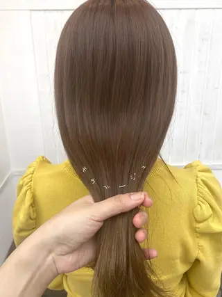セミロング ☀️透明感color KURO☀️のヘアスタイル