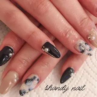 ロング shandy nailのネイルデザイン