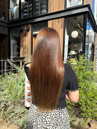 ロング カラー すぐ巻ける縮毛矯正 🍀勝倉　麗のヘアスタイル