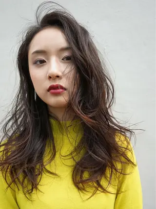 ロング カラー パーマ 花井 啓好のヘアスタイル