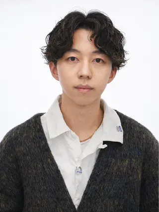 ショート パーマ メンズ 阿部 結奈のヘアスタイル