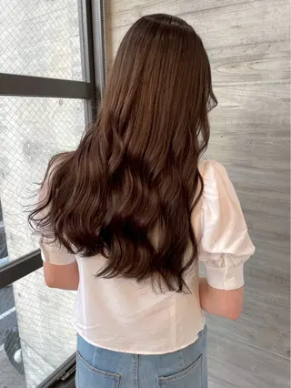 ロング カラー ParveMix🎀 稲垣 詞葉のヘアスタイル