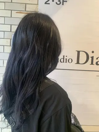 ロング 大橋 心のヘアスタイル