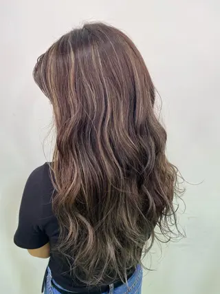 ロング カラー ヘアアレンジ ネイル マツエク・マツパ 💠AYANE /吉祥寺💠のマツエク・マツパデザイン