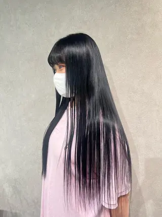 ロング カラー レイヤー/艶カラー/ KIHO🥥︎のヘアスタイル