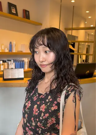 ロング パーマ/名古屋パーマ / コデラ ナナホのヘアスタイル