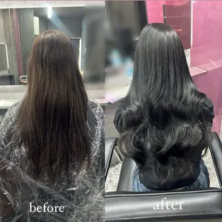 ロング カラー nanaka 🤍韓国ワンホンヘアのヘアスタイル