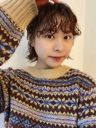 ショート カラー パーマ ヘアアレンジ メンズ キッズ ネイル マツエク・マツパ アイブロウ 🧼柴田 健太郎🧼のヘアスタイル