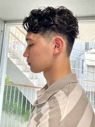ショート パーマ メンズ メンズ似合わせ🪞 kotoriのヘアスタイル