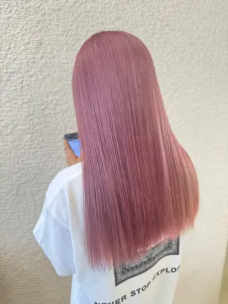 カラー 髪質改善/縮毛矯正/ 暖色カラー💫のヘアスタイル